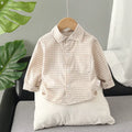 Spring Autumn Kids Baby Boys Cotton Clothes Shirt Toddler Girls Tee Clothing Children Wears Infant Blouse 1 2 3 4 5 Years