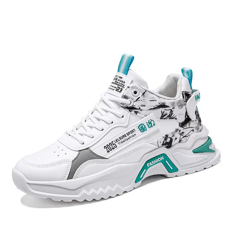 2025 Men’S Shoes Sneakers Fashion Breathable Platform Running Shoes Mesh Sport Light Unisex Male Casual Vulcanize Man Shoes